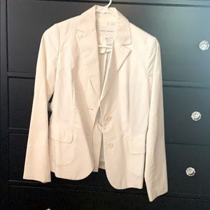 Black/White Pinstriped Blazer